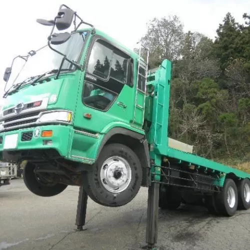 日野プロフィア 22ｔセルフローダー　タダノ ウィンチ付7.5mボディ中古トラック販売買取のサムネイル