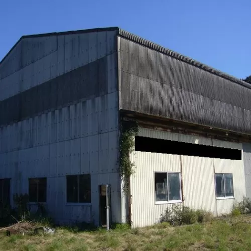 中古 重量鉄骨倉庫 100坪 20ｍ×16m プレハブのサムネイル